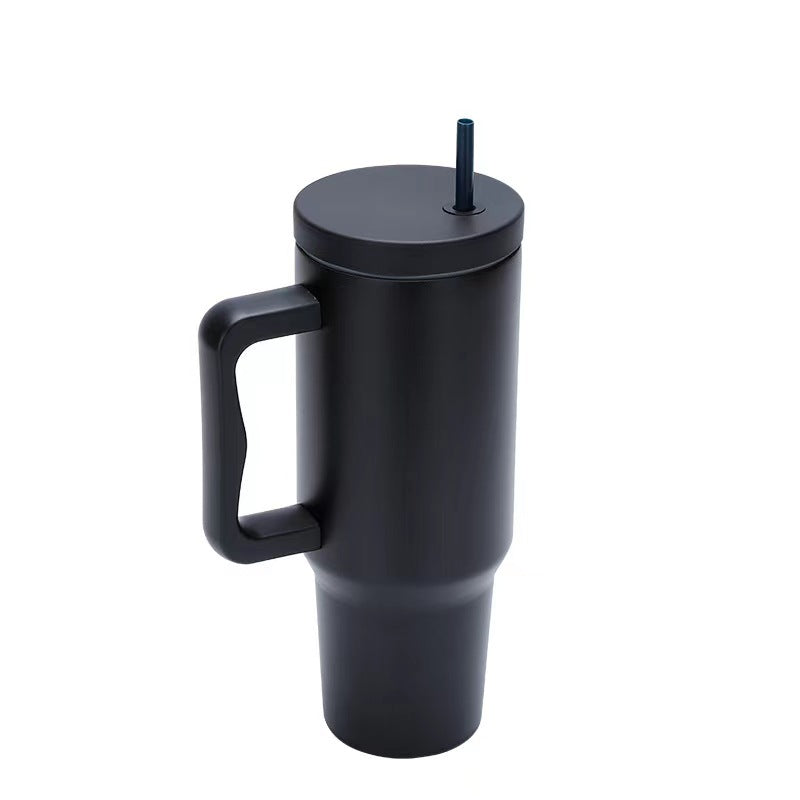 Damen Thermobecher mit ergonomischem Griff und Strohhalm 11