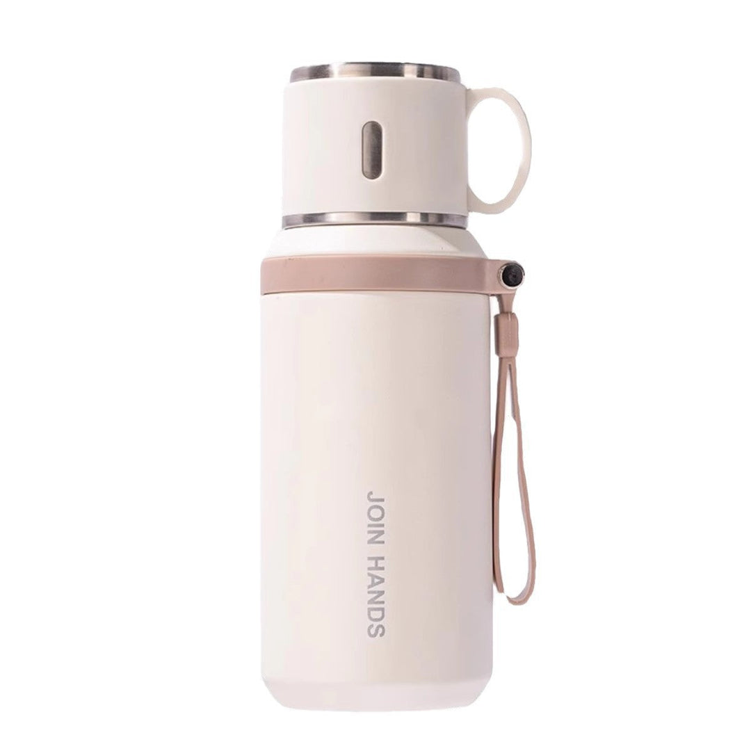 Damen Thermosflasche Modern mit Auslaufsicherem Deckel und 3D-Applikationen 0