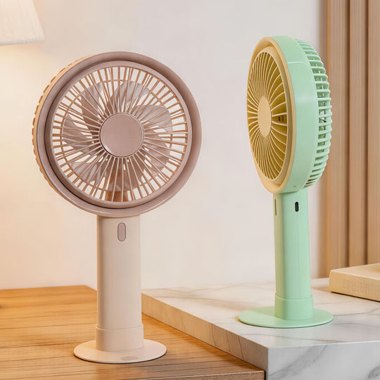 Damen Tischventilator Leise Tragbar mit USB-Ladefunktion Kompakt 2