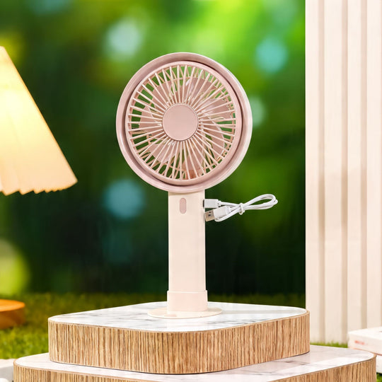 Damen Tischventilator Leise Tragbar mit USB-Ladefunktion Kompakt 4