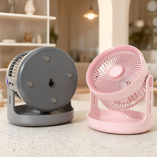 Damen Tischventilator mit verstellbarem Kopf und leisem Betrieb 2