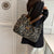 Damen Tote Bag Leopardenmuster aus hochwertigem Canvas 4