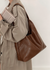 Damen Tote Bag Vintage PU Leder 6