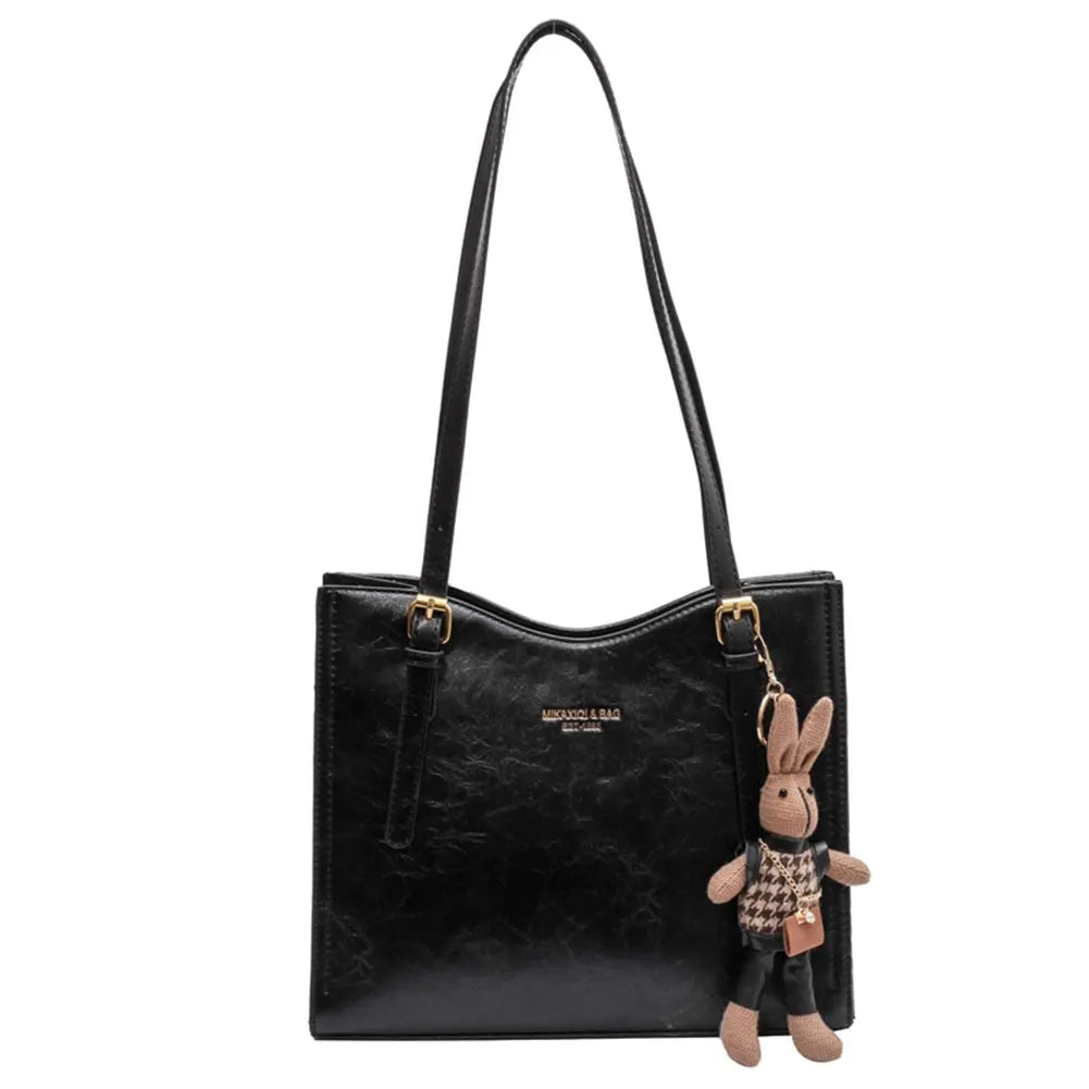 Damen Tote Tasche Charm mit abnehmbarem Anhänger 1