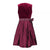 Damen Trachtenkleid Vintage Dirndl mit Floraler Stickerei und Schürze 2