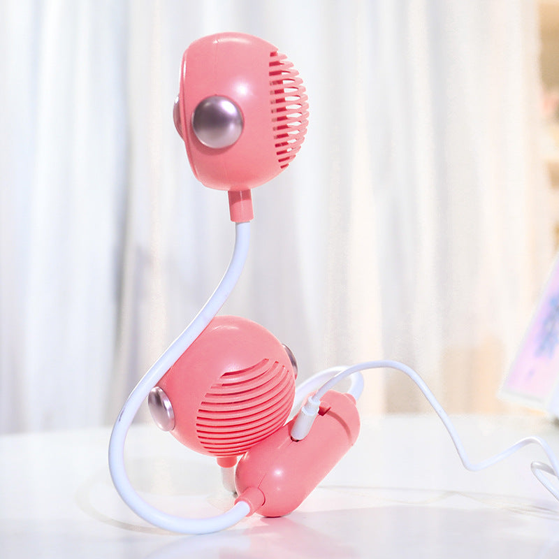 Damen Tragbarer Halsventilator Flexibles Design USB Aufladung 3