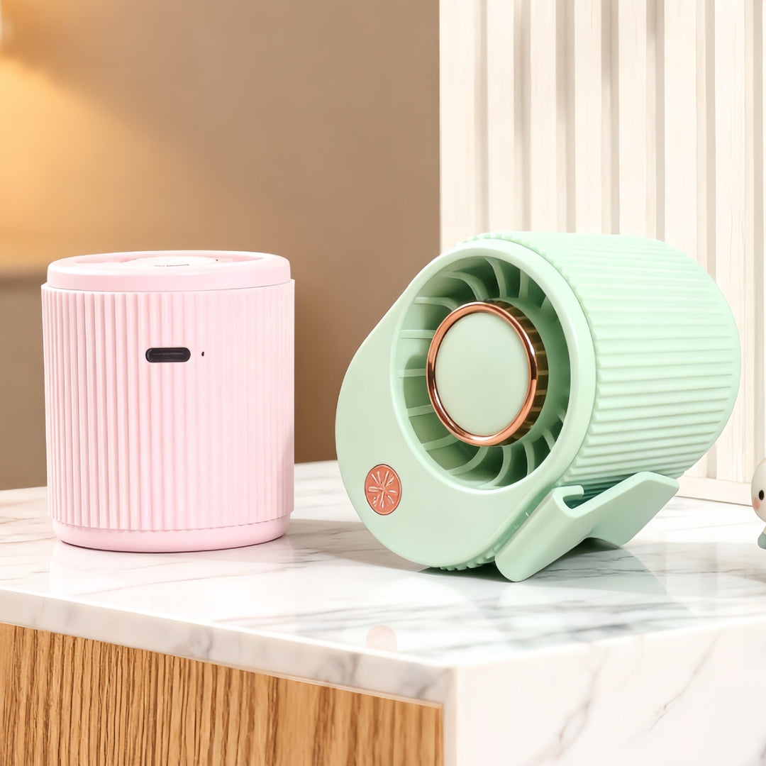 Damen Tragbarer Mini Ventilator Kompakt Handventilator Für Unterwegs 1