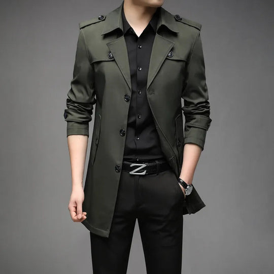 Damen Trenchcoat Eleganter Stil Polyester für Mäntel Damen 1