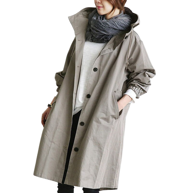 Damen Trenchcoat Wasserabweisend 0