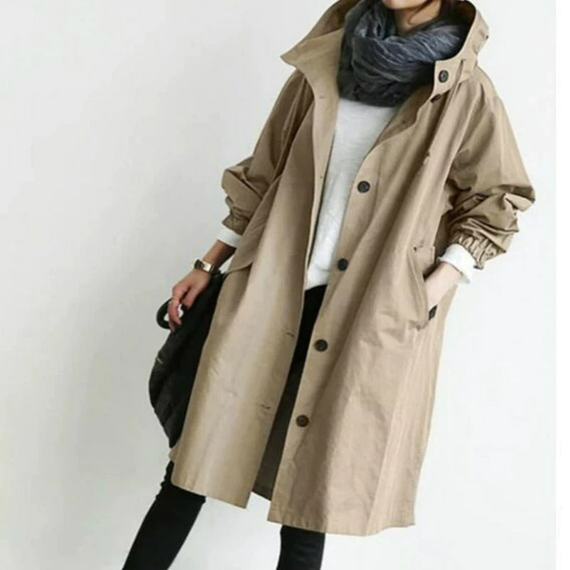 Damen Trenchcoat Wasserabweisend 4