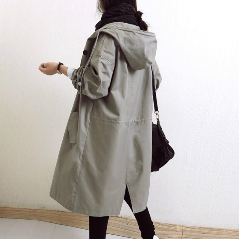 Damen Trenchcoat Wasserabweisend 5