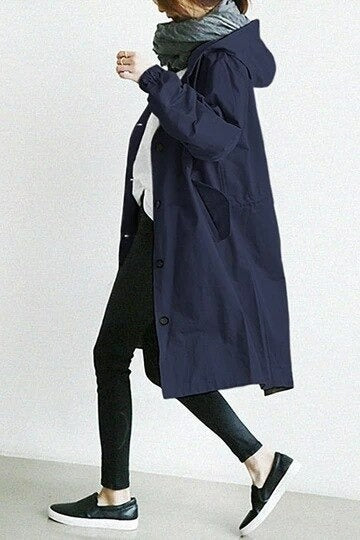 Damen Trenchcoat Wasserabweisend 6
