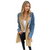 Damen Trenchcoat mit Denim-Stich und Relaxed Fit 0