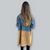 Damen Trenchcoat mit Denim-Stich und Relaxed Fit 1