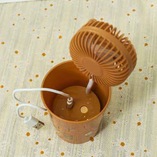 Damen Trinkbecher mit integriertem Strohhalm und Tierdesign 4