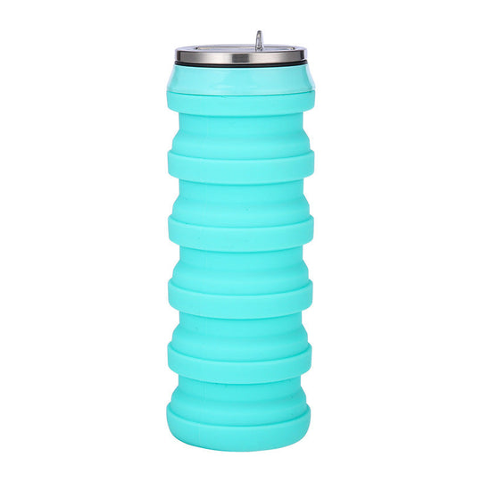 Damen Trinkflasche Sport Faltbar Multifunktional 2
