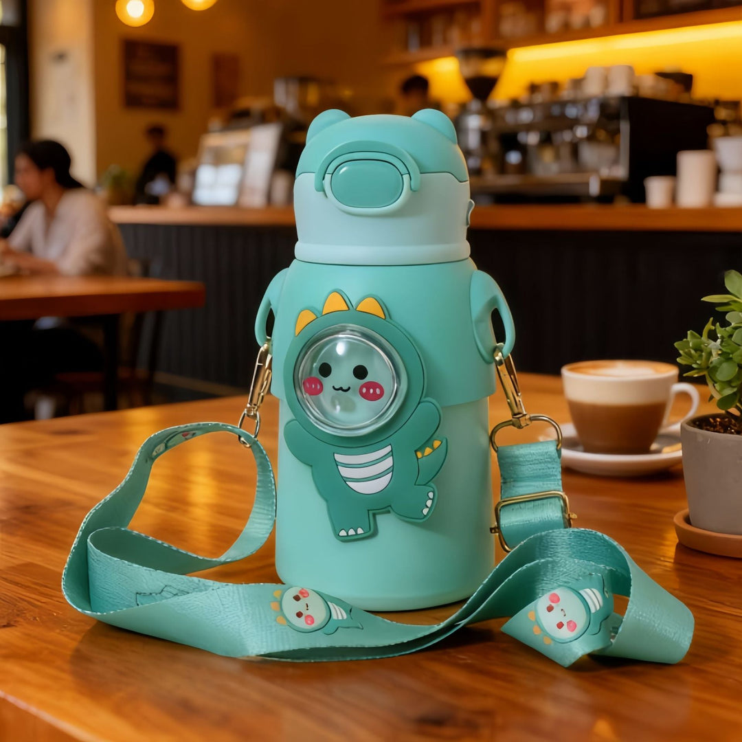 Damen Trinkflasche Sport Isoliert mit Tierdesign 4