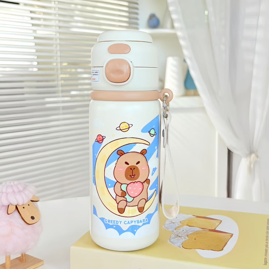 Damen Trinkflasche mit Niedlichem Tier-Design Isoliert für Unterwegs 4