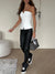 Damen Tube Top Einlinienkragen Reißverschluss Polyester 3