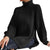 Damen Turtleneck Pullover aus Baumwolle 0