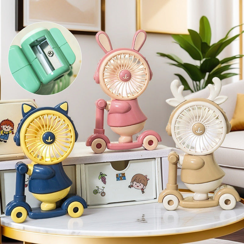 Damen USB Ventilator Kreatives Tierdesign Tragbar 1
