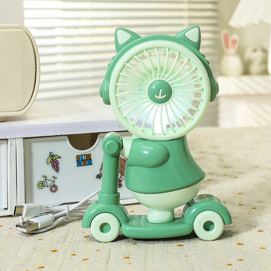 Damen USB Ventilator Kreatives Tierdesign Tragbar 10