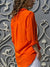 Damen V-Ausschnitt Bluse Lässiger Stil Polyester 1
