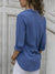 Damen V-Ausschnitt Bluse Lässiger Stil Polyester 8