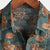 Damen Vintage Blütenhemd Leichtes Baumwollmaterial 3