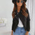 Damen Vintage Jacke Kunstsuède Zeitlos Elegant 4