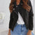 Damen Vintage Jacke Kunstsuède Zeitlos Elegant 6