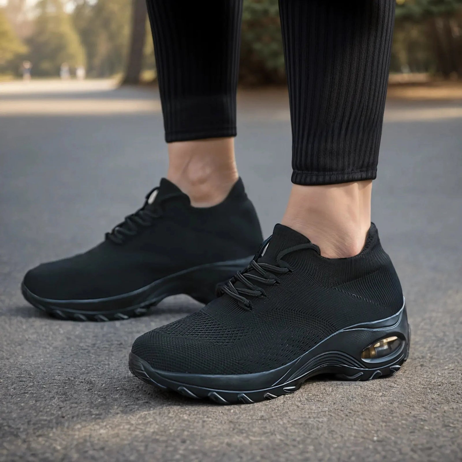 Damen Walkingschuhe Atmungsaktiv Mit Ergonomischer Fußgewölbeunterstützung 8