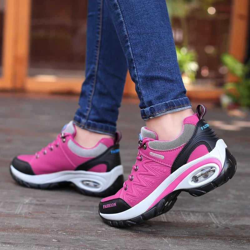 Damen Wandelsneakers Wasserabweisend Sportlich Komfortabel 4