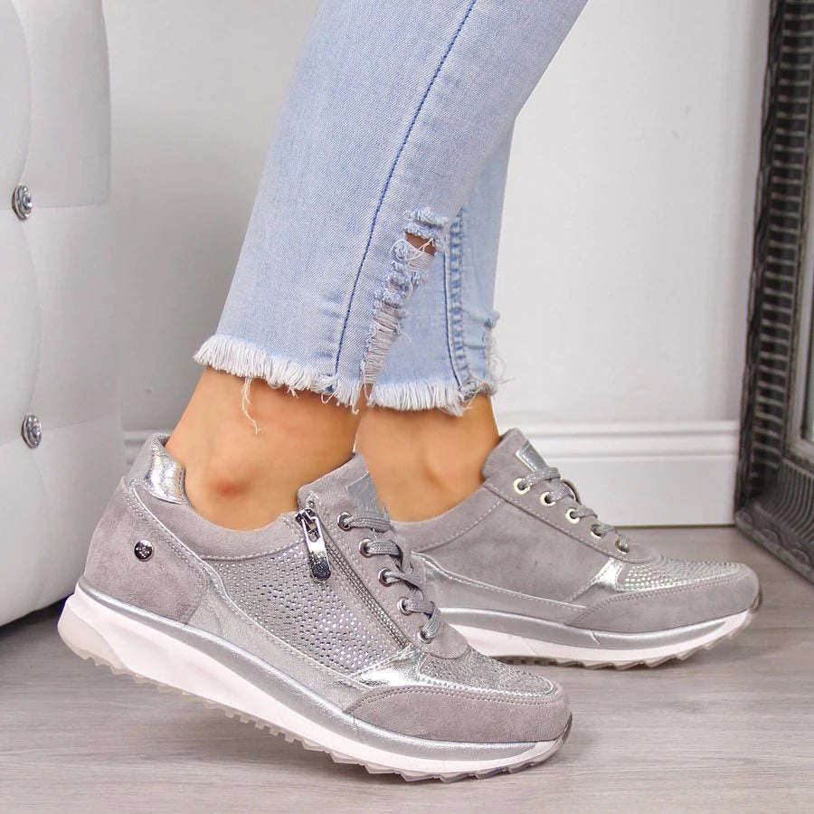 Damen Wanderschuhe Modernes Design mit Rutschfester Sohle 0
