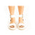 Damen Wedge Sandalen mit Knöchelriemen in Weiß 3