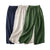 Damen Weite Beinform Hose mit Hohem Bund aus Baumwolle und Leinen 0