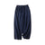 Damen Weite Beinform Hose mit Hohem Bund aus Baumwolle und Leinen 3
