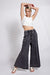 Damen Weite Leggings Mineralgewaschenes Terry-Strickmaterial 1