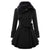 Damen Winterjacke Lange mit Kunstfellkragen 6