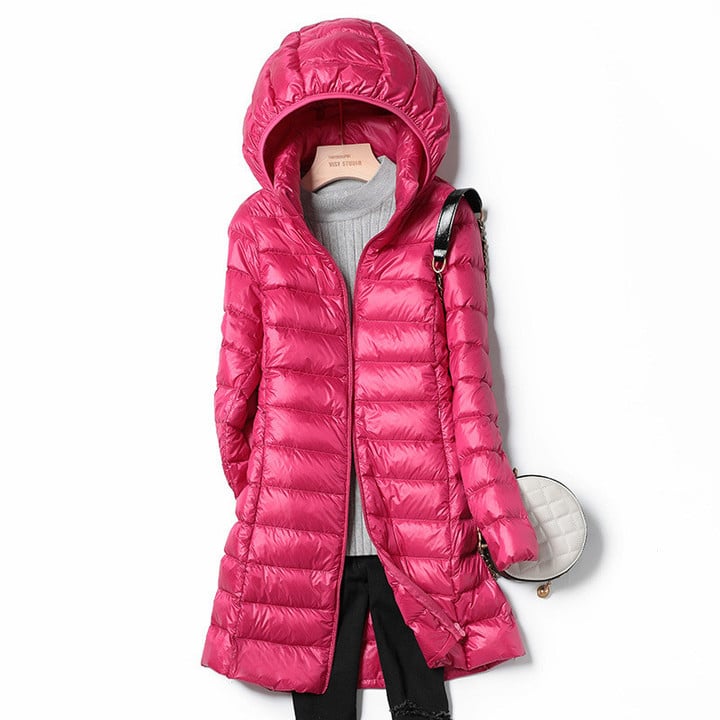 Damen Winterjacke Ultraleicht für Freizeitaktivitäten 2
