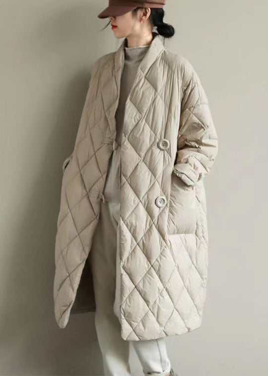 Damen Winterjacke mit Stehkragen und großen Taschen 3