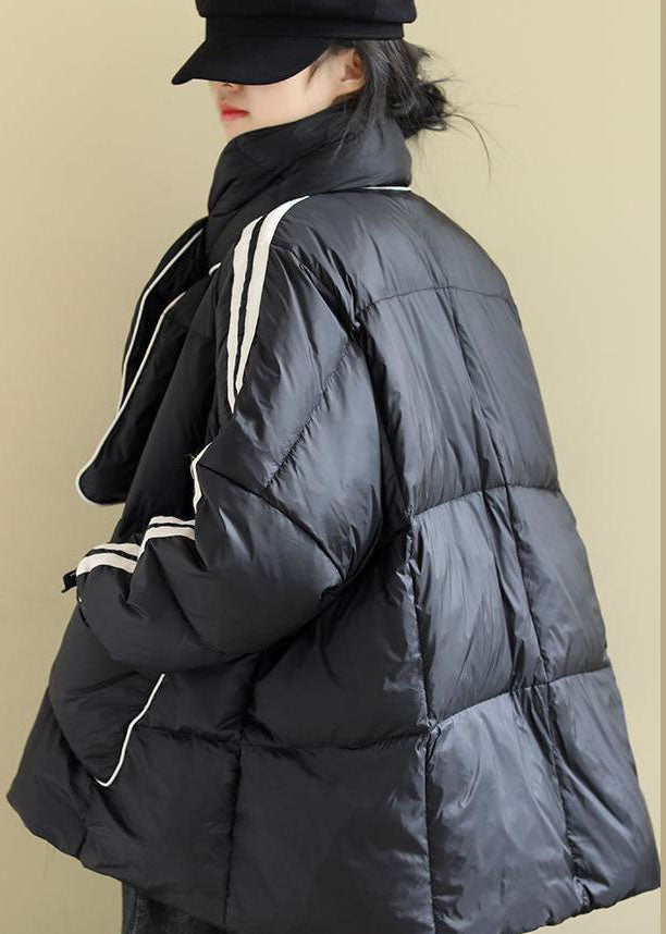 Damen Wintermantel Mit Reißverschlusstaschen Lockerer Schnitt Ideal Für Kalte Tage 4