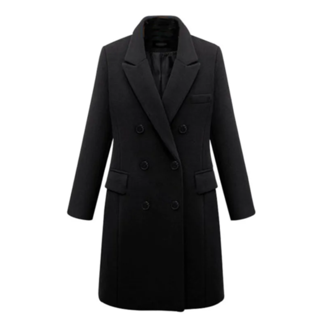 Damen Wintermantel Modernes Design Langarm Hochwertige Stoffe 0