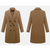Damen Wintermantel Modernes Design Langarm Hochwertige Stoffe 1