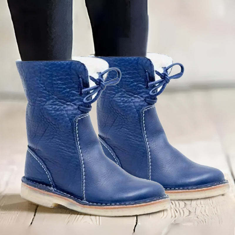 Damen Winterstiefel Wasserdicht mit Wollfutter 9