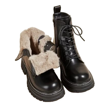 Damen Winterstiefel mit Anti-Rutsch-Sohle 0