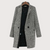 Damen Woll Wintermantel Eleganter Hahnentritt 3