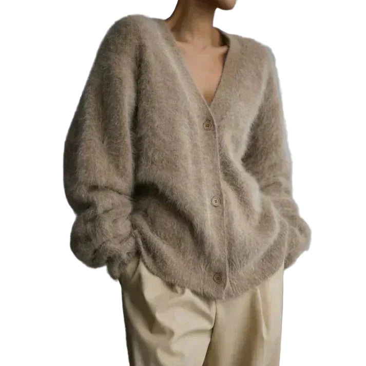 Damen Wolle Vest mit Knöpfen für Herbst und Winter 0