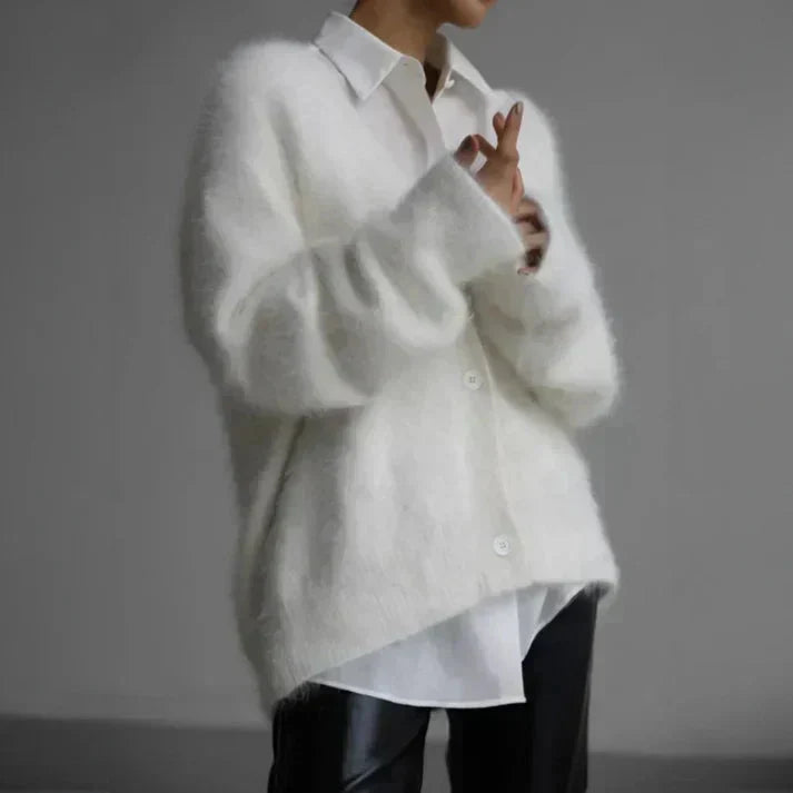 Damen Wolle Vest mit Knöpfen für Herbst und Winter 6
