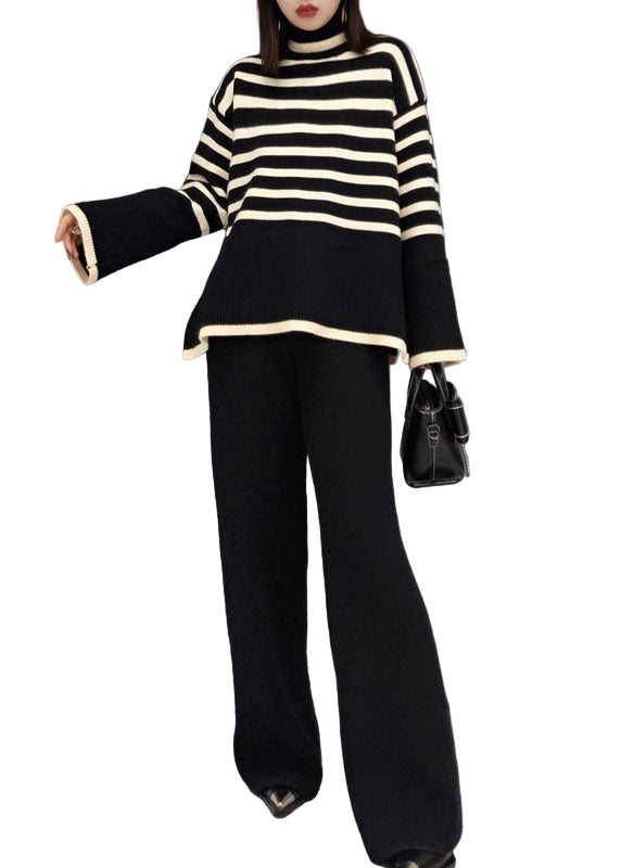 Damen Zweiteiliges Anzug-Set mit Rollkragenpullover 0